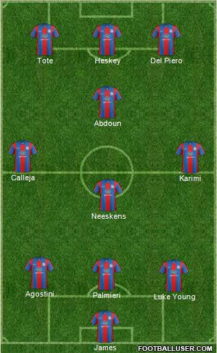 Crystal Palace Formation 2012