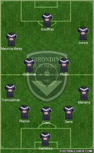 FC Girondins de Bordeaux Formation 2012