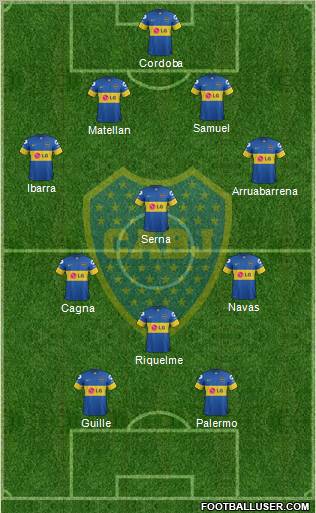 Boca Juniors Formation 2012