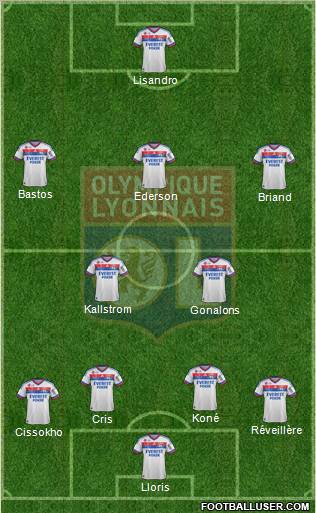 Olympique Lyonnais Formation 2012