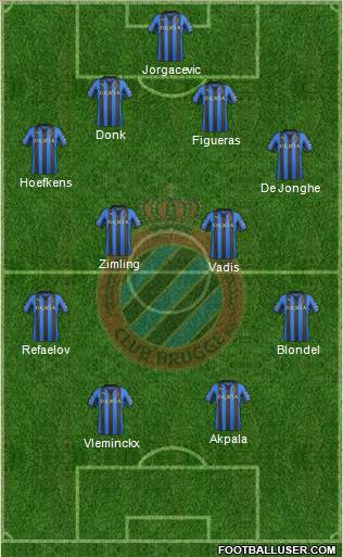 Club Brugge KV Formation 2012