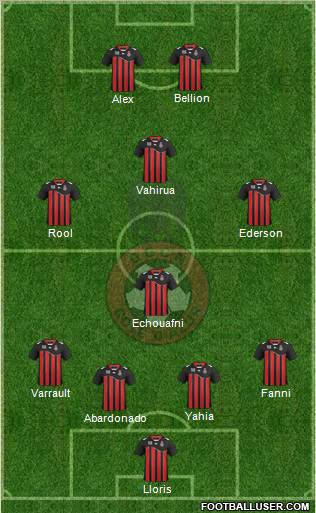 OGC Nice Côte d'Azur Formation 2012