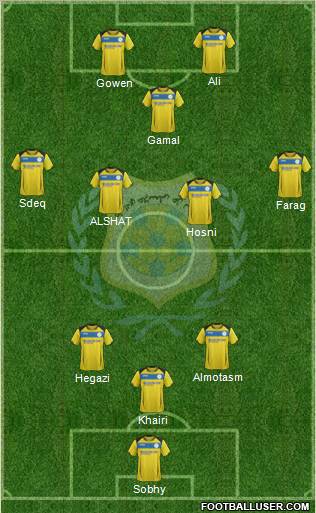 Ismaily Sporting Club Formation 2012