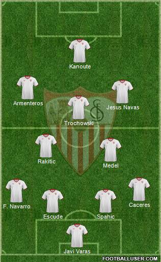 Sevilla F.C., S.A.D. Formation 2012