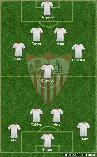 Sevilla F.C., S.A.D. Formation 2012