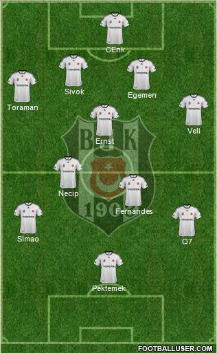 Besiktas JK Formation 2012