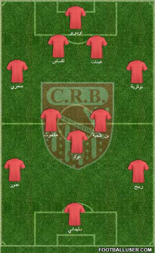 Chabab Riadhi Belouizdad Formation 2012