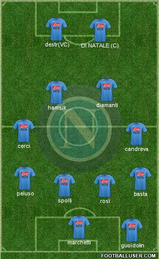 Napoli Formation 2012