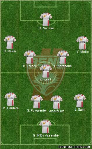A.S. Nancy Lorraine Formation 2012