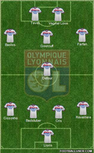 Olympique Lyonnais Formation 2012