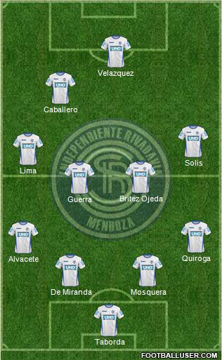 Independiente Rivadavia de Mendoza Formation 2012