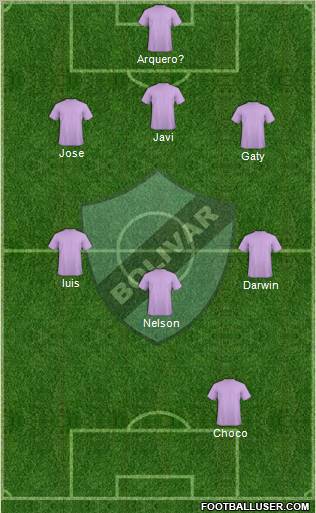 C Bolívar football formation