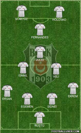 Besiktas JK Formation 2012