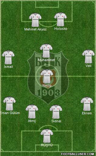 Besiktas JK Formation 2012