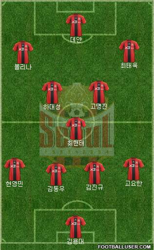 FC Seoul Formation 2012