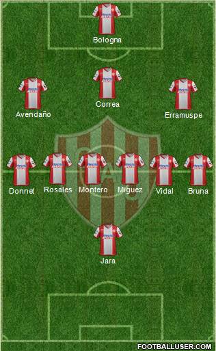 Unión de Santa Fe Formation 2012