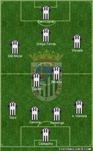 C.D. Badajoz S.A.D. Formation 2012