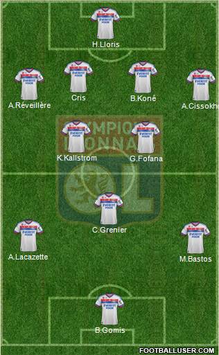 Olympique Lyonnais Formation 2012