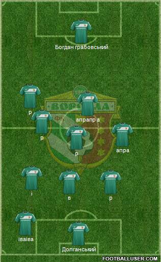 Vorskla Poltava football formation