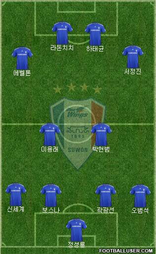 Suwon Samsung Blue Wings Formation 2012