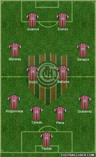 Chacarita Juniors Formation 2012