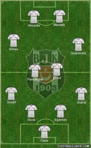 Besiktas JK Formation 2012