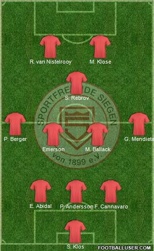 Sportfreunde Siegen Formation 2012