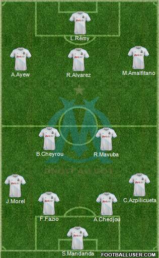 Olympique de Marseille Formation 2012