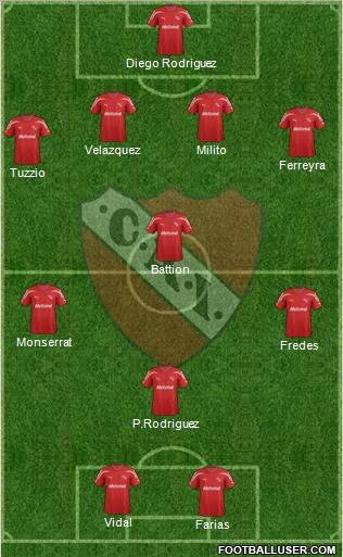 Independiente Formation 2012
