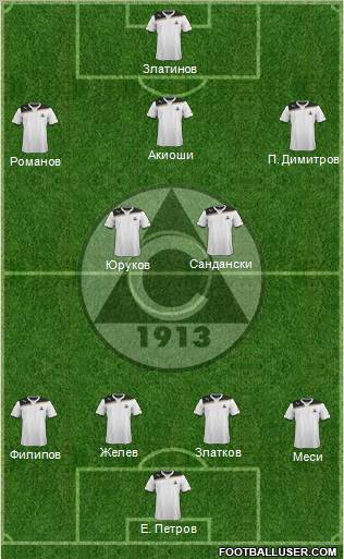 Slavia (Sofia) football formation