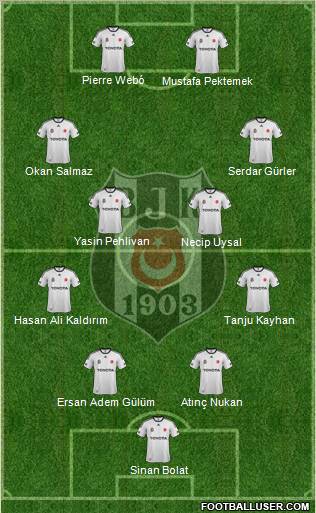 Besiktas JK Formation 2012