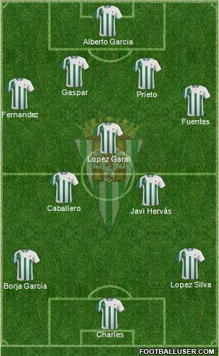 Córdoba C.F., S.A.D. Formation 2012
