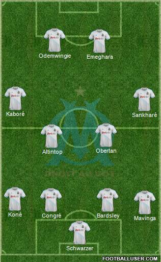 Olympique de Marseille Formation 2012