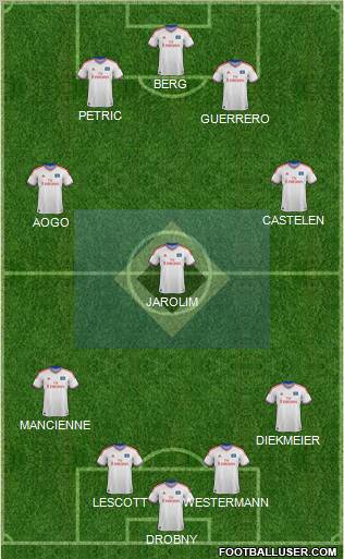 Hamburger SV Formation 2012