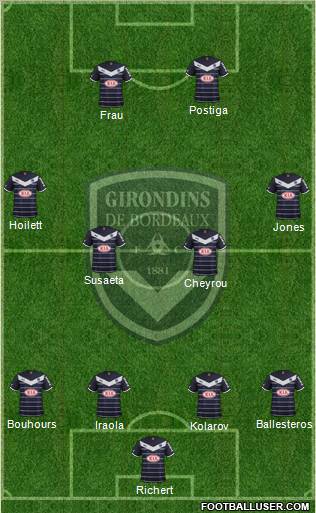 FC Girondins de Bordeaux Formation 2012