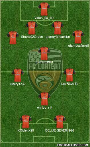 FC Lorient Bretagne Sud Formation 2012
