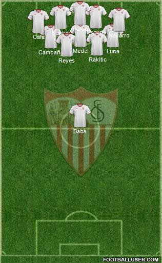 Sevilla F.C., S.A.D. Formation 2012