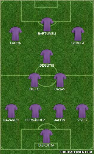 Pro Evolution Soccer Team Formation 2012