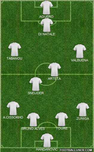 Pro Evolution Soccer Team Formation 2012