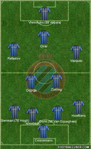 Club Brugge KV Formation 2012