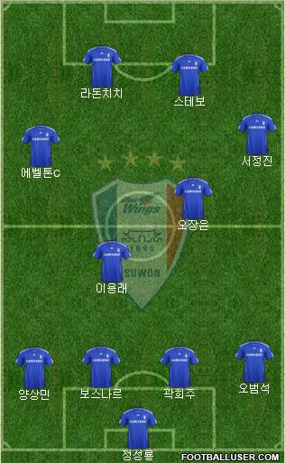 Suwon Samsung Blue Wings Formation 2012