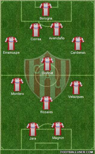Unión de Santa Fe Formation 2012