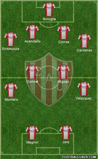 Unión de Santa Fe Formation 2012