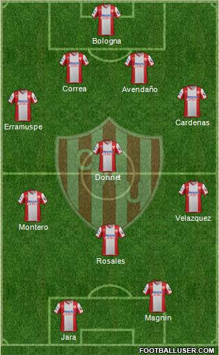 Unión de Santa Fe Formation 2012