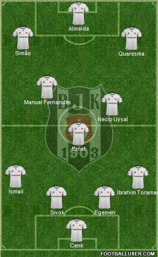 Besiktas JK Formation 2012