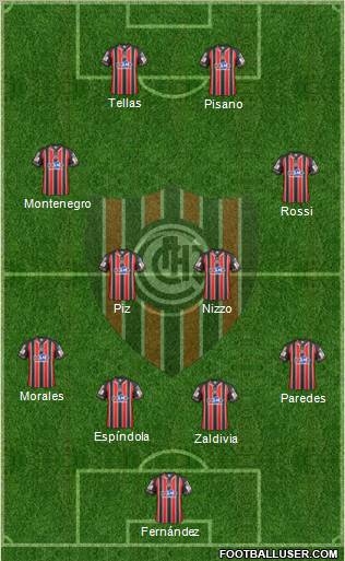 Chacarita Juniors Formation 2012