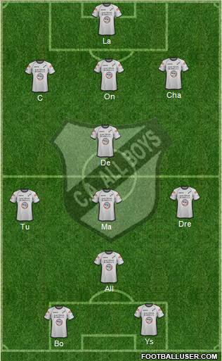 All Boys Formation 2012
