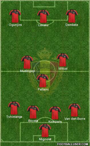 Belgium Formation 2012