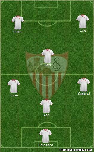 Sevilla F.C., S.A.D. Formation 2012