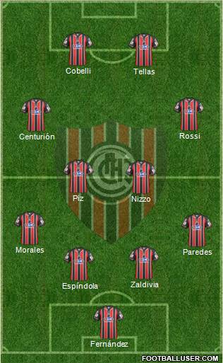 Chacarita Juniors Formation 2012